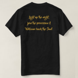 Op Helly Aa. Licht de nacht omhoog T-shirt