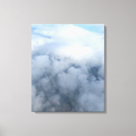 Op hemelse plaatsen canvas afdruk