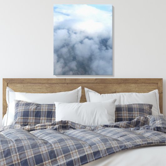 Op hemelse plaatsen canvas afdruk (Insitu (Slaapkamer))