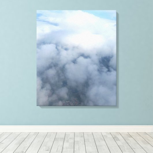 Op hemelse plaatsen canvas afdruk (Insitu (Houten vloer))