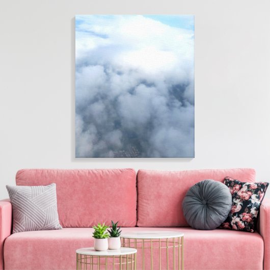 Op hemelse plaatsen canvas afdruk (Insitu (Woonkamer))