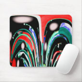 Op het astrale vlak vastgeklemd muismat (Met muis)