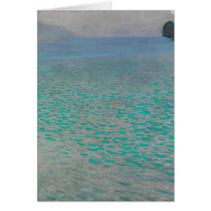 Op het Attersee-meer door Gustav Klimt,  kunst