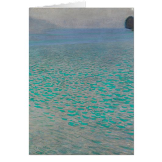 Op het Attersee-meer door Gustav Klimt,  kunst (Voorkant)