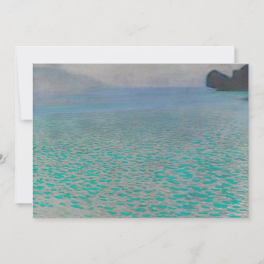 Op het Attersee-meer door Gustav Klimt,  kunst (Voorkant)