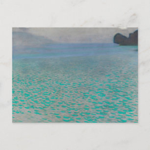 Op het Attersee-meer door Gustav Klimt,  kunst Briefkaart