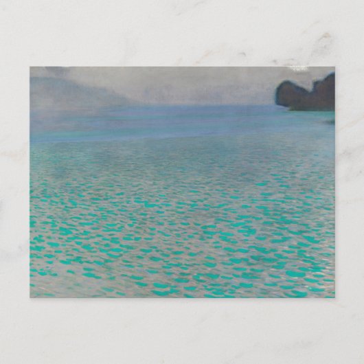 Op het Attersee-meer door Gustav Klimt,  kunst Briefkaart (Voorkant)