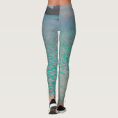 Op het Attersee-meer door Gustav Klimt,  kunst Leggings (Achterkant)