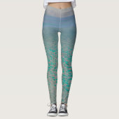 Op het Attersee-meer door Gustav Klimt,  kunst Leggings (Voorkant)
