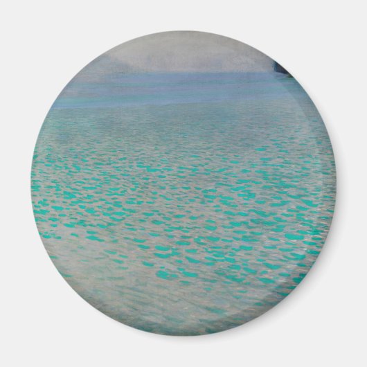 Op het Attersee-meer door Gustav Klimt,  kunst Magneet (Voorkant)