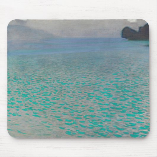 Op het Attersee-meer door Gustav Klimt,  kunst Muismat (Voorkant)