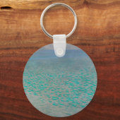 Op het Attersee-meer door Gustav Klimt,  kunst Sleutelhanger (Achterkant)
