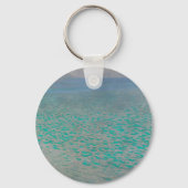 Op het Attersee-meer door Gustav Klimt,  kunst Sleutelhanger (Achterkant)