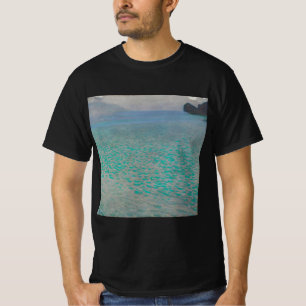 Op het Attersee-meer door Gustav Klimt, kunst T-shirt
