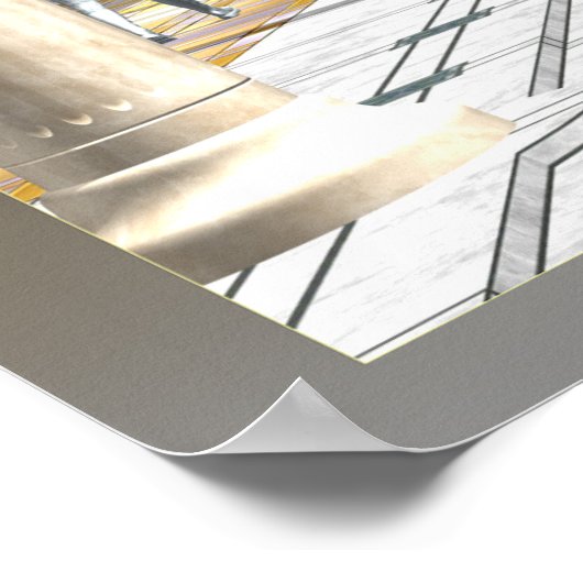 Op het balkon poster (Hoek)