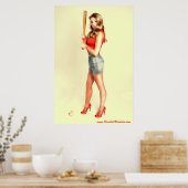 Op het balpark poster (Keuken)