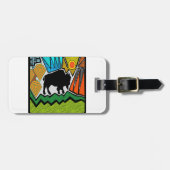 Op het bereik bagagelabel (Voorkant horizontaal)