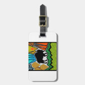 Op het bereik bagagelabel (Voorkant verticaal)