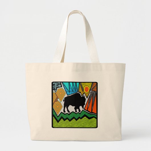 Op het bereik grote tote bag (Voorkant)