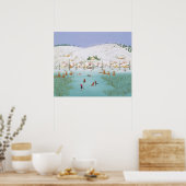 Op het Bevroren meer van 1987 Poster (Keuken)