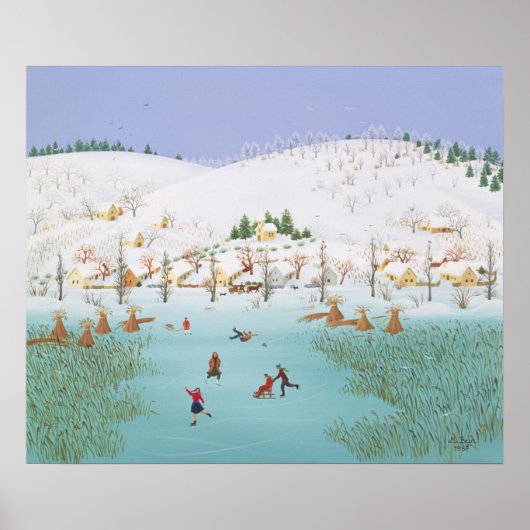 Op het Bevroren meer van 1987 Poster (Voorkant)