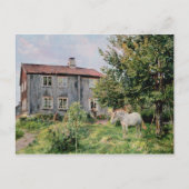 Op het Boerderij, 1889 Briefkaart (Voorkant)