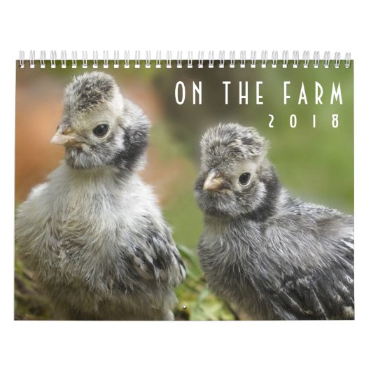 Op het Boerderij 2018 kalender voor leefbare wilde (Hoes)