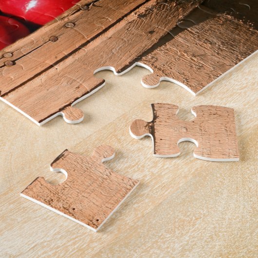 Op het Boerderij Apple Orchard Trees Countryside F Legpuzzel (Zijkant)