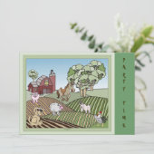 Op het Boerderij Kaart (Staand voorkant)