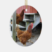 Op het Boerderij Keramisch Ornament (Rechts)