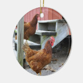 Op het Boerderij Keramisch Ornament (Links)