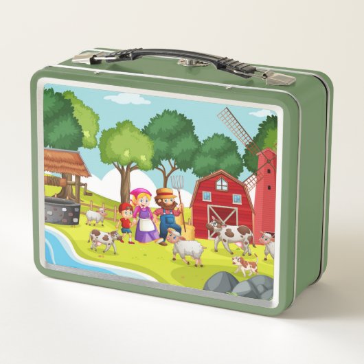 Op het Boerderij met de boer John en de dieren (Achterkant)