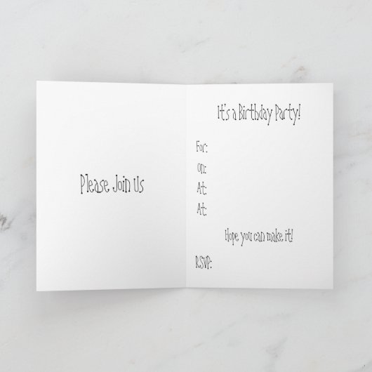 Op het Boerderij - Uitnodiging voor een derde verj (Binnen)