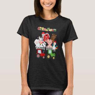 Op het Boerderij van boerderijdieren die met Toddl T-shirt