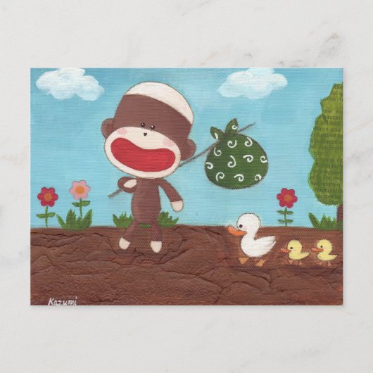 Op het Briefkaart (Voorkant)