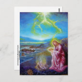 OP HET BRIEFKAART AAN ZEE (Voorkant / Achterkant)