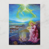 OP HET BRIEFKAART AAN ZEE (Voorkant)