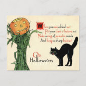 Op het  Briefkaart Halloween (Voorkant)