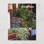 Op het Briefkaart Menu (Voorkant)