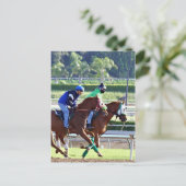 Op het Briefkaart Races (Staand voorkant)