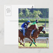 Op het Briefkaart Races (Voorkant / Achterkant)