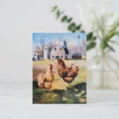 Op het Briefkaart van de Boerderij (Staand voorkant)