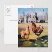 Op het Briefkaart van de Boerderij (Voorkant / Achterkant)