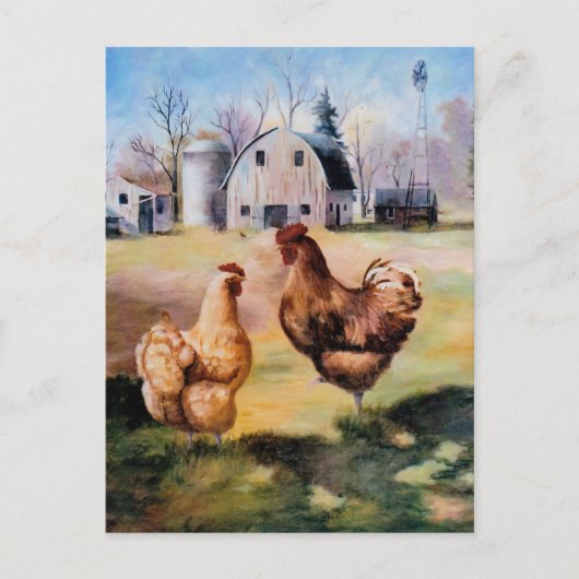 Op het Briefkaart van de Boerderij (Voorkant)
