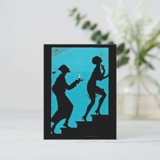 Op het Briefkaart van de woordvoerder (Staand voorkant)