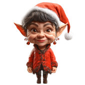 Op het! Christmas Elf Baby Bodysuit