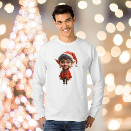 Op het! Christmas Elf Mannen T-shirt