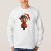 Op het! Christmas Elf Mannen T-shirt (Voorkant)