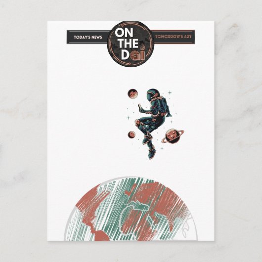 OP HET DAI NIEUWS BRIEFKAART (Voorkant)