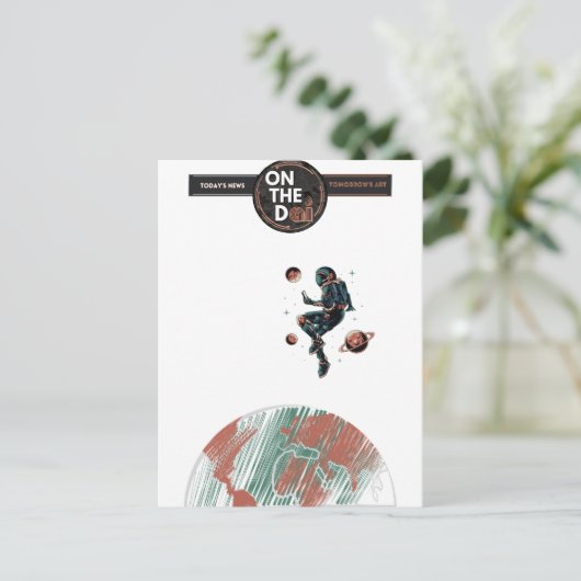 OP HET DAI NIEUWS BRIEFKAART (Staand voorkant)